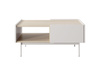 Couchtisch Lumo 97 x 65 cm in Kaschmirfarbe mit Metallbeinen