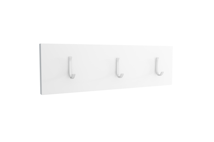 Gepolstertes Garderoben-Set Noris VIII mit Spiegel – Farbe Sonoma + Stoff Trinity 04