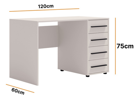 Schreibtisch Modena 120x60 in Kaschmir