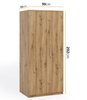 Schrank Tamiza SZ2D Breite 90 cm 2-türig