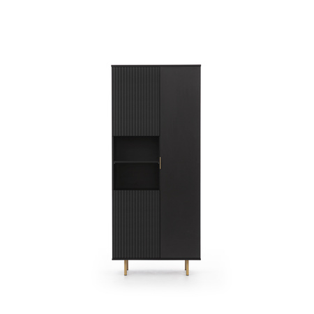 Dreitürig Regal Nubia R3D in Schwarz