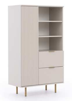 Modernes Bücherregal Nubia R1D2SZ in Kaschmir