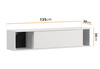 Hängeschrank Dallas 135 cm Weiß