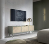 TV-Schrank Silva 158 cm in Eukalyptus + Scandi-Furnier