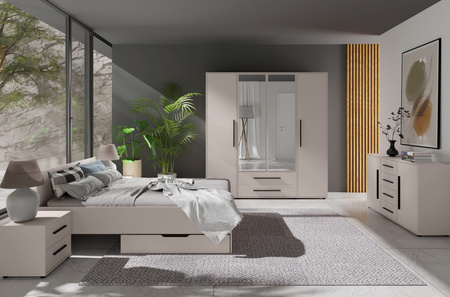 Bett Modena 160 x 200 cm in Kaschmir