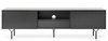 Der stilvolle TV-Schrank East mit einer Breite von 180 cm in Schwarz