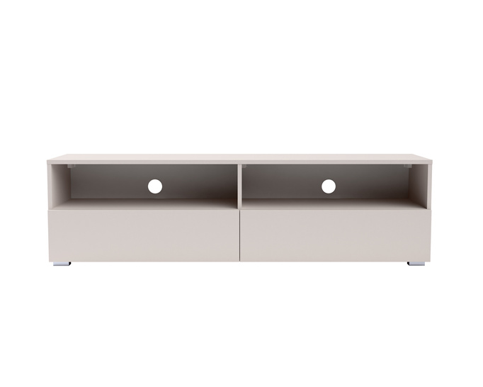 Der stilvolle TV-Schrank Tebris 150 cm in Kaschmir