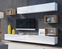 Weiß + Weiß glänzend / Goldene Eiche