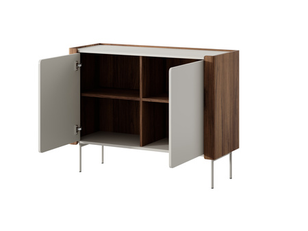 Kommode Kalon 105 cm mit Metallbeinen in Kaschmirfarbe
