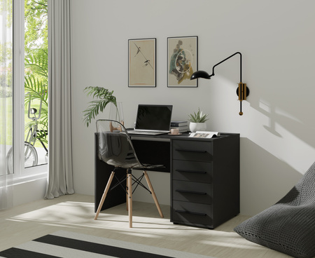 Schreibtisch Modena 120x60 in Schwarz