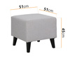 Hocker Scandi Gloss
