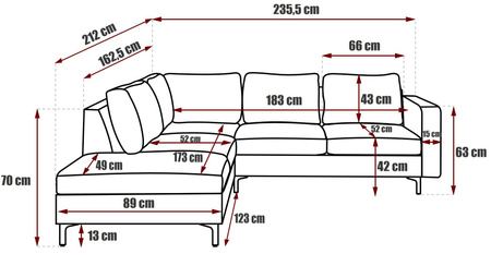Ecksofa Panama Wood