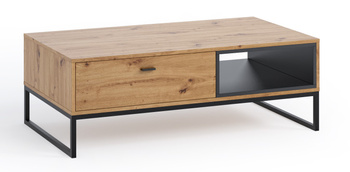 Couchtisch Randy 120 x 65 cm mit Metallfüße