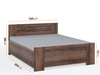 Doppelbett Tamiza 160 x 200 cm mit Bonell-Matratze