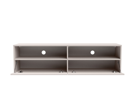 Elegantes TV-Möbel Tebris Dual 300 – kaschmir, 2 Schränke 150 cm mit Kabeldurchführungen
