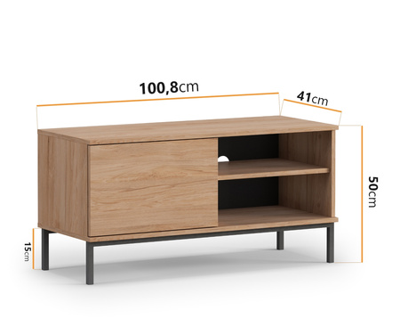 TV-Lowboard Dallas 1D 100 cm