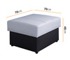 Hocker mit Stauraum Montreal