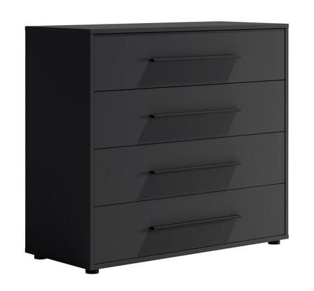 Kommode Modena K4SZ 100 cm in Schwarz