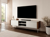 TV-Schrank Kalon 180 cm in Kaschmir / Warmia-Nussbaum mit Metallfüßen