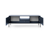 TV-Schrank Bari RTV154 in Marineblau mit goldenen Füßen