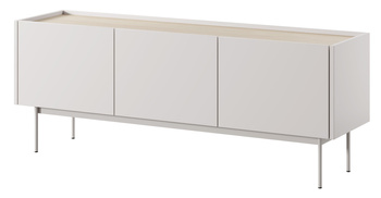 TV-Schrank 144 cm Lumo in Kaschmirfarbe mit Metallfüßen