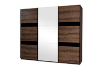 Schwebetürenschrank Martin SZ250 mit Spiegel und Beleuchtung