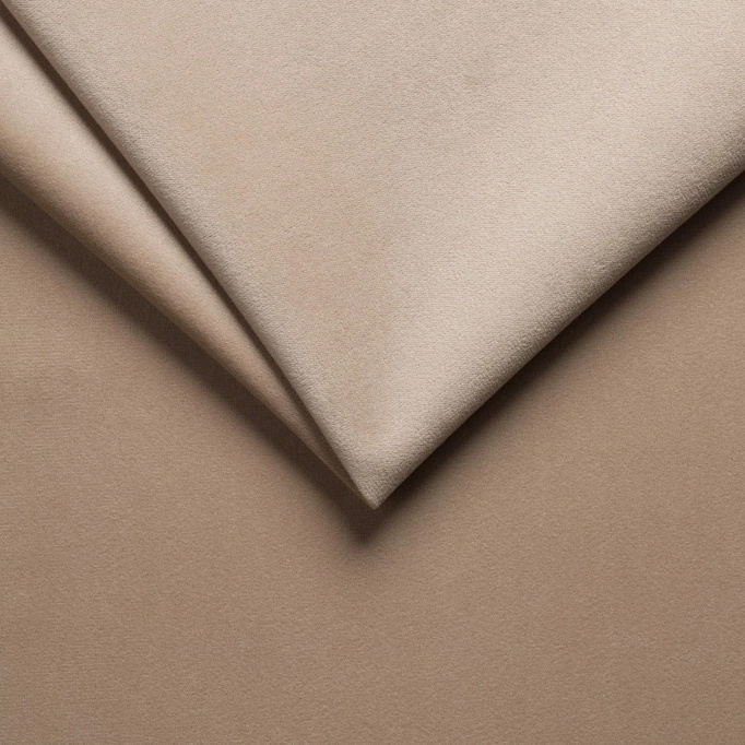 Gepolstertes Garderoben-Set Noris VIII mit Spiegel – Farbe Sonoma + Stoff Trinity 04