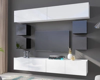 Schwarz + Schwarz glänzend / Weiß + Weiß glänzend