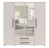 Kleiderschrank Modena SZ4D2SZ in Kaschmir mit Spiegel