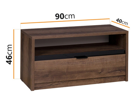 TV-Schrank Martin 90cm mit Schublade