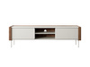 TV-Schrank Kalon 180 cm in Kaschmir / Warmia-Nussbaum mit Metallfüßen