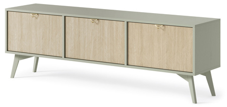 TV-Schrank Silva 158 cm in Eukalyptus + Scandi-Furnier