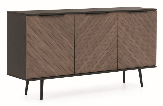 Sideboard Pinelli K3D mit Metallfüßen 150 cm 3-türig
