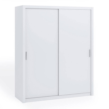 Weißer Schiebetürenschrank Tamiza 180 cm