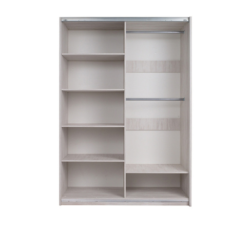 Schwebetürenschrank Martin 150 cm mit Spiegel und Beleuchtung