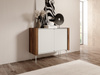 Kommode Kalon 105 cm mit Metallbeinen in Kaschmirfarbe