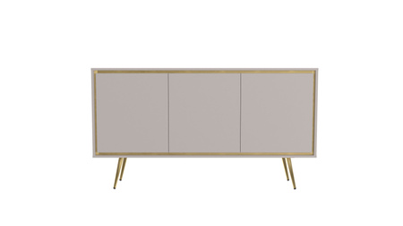Kommode Tori 150 cm mit Metallbeinen in der Farbe Cashmere