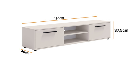TV-Schrank Modena 190 cm Farbe: Cashmere