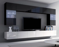 Schwarz + Schwarz glänzend / Weiß + Weiß glänzend \ Ohne Beleuchtung