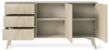 Kommode Silva KSZD-158 in Sandbeige + Scandi-Fischgrätmuster