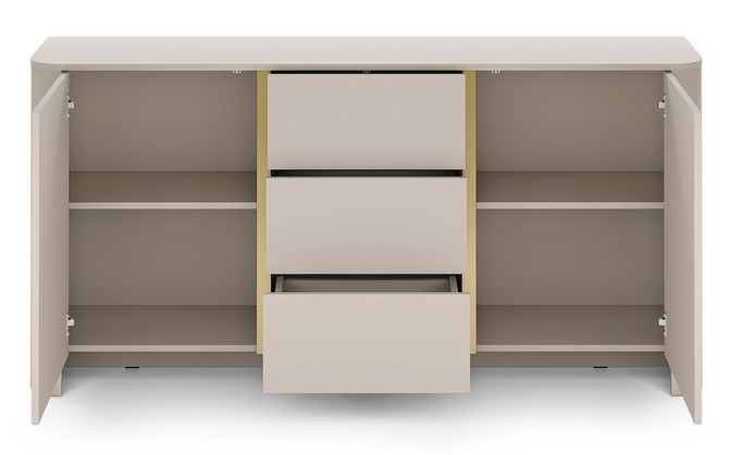 Kommode Aura KSZ 168 cm in Kaschmir