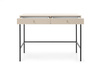 Stilvoller Schminktisch Bari mit zwei Schubladen in Beige
