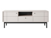 TV-Schrank Sora 154 cm in Kaschmir mit schwarzen Füßen