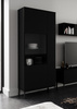 Vitrine Dallas 70 x 190 cm Schwarz