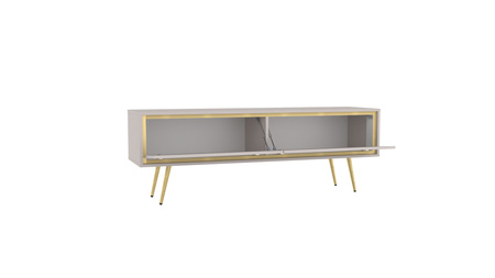 TV-Schrank Tori 150 cm mit Metallfüßen in Cashmere