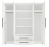 Kleiderschrank Modena SZ4D2SZ in Eiche Artisan mit Spiegel