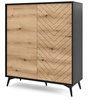 Hohe Kommode Diamond KD104 im skandinavischen Stil