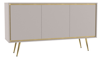 Kommode Tori 150 cm mit Metallbeinen in der Farbe Cashmere