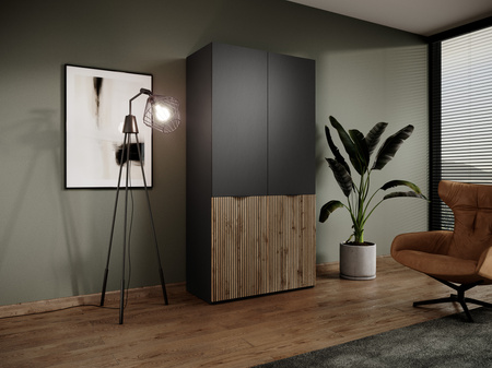Zweitüriger Schrank Zen in der Farbe Wotan-Eiche
