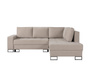 Ecksofa TREVI rechts Wind 05 beige creme Chenille Schlaffunktion